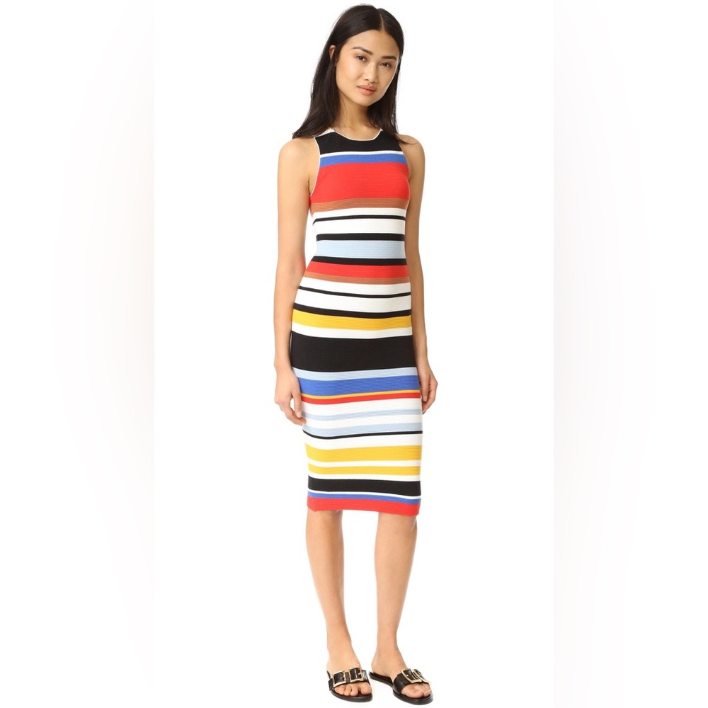 Alice + Olivia Women’s Jenner Striped Dress